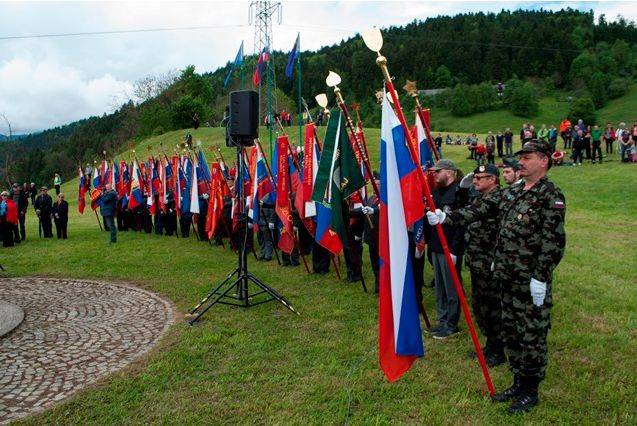 Nataa Kova, generalna sekretarka Urada predsednika Republike Slovenijena na proslavi "Svobodi in miru" ob 72-letnici zadnjih bojev II. svetovne vojne